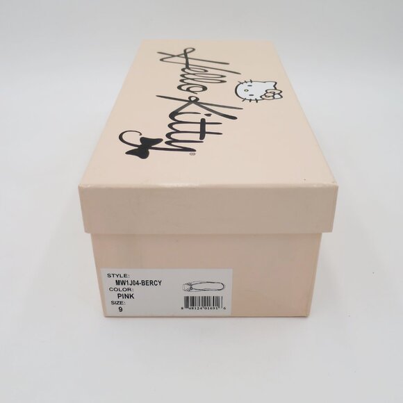 RARE NIB Hello Kitty Bernice Pink Satin Ballet Pointe Style Flat Size 9 - Picture 13 of 15